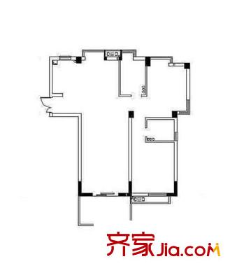 銀河印象普通住宅3室2廳2衛(wèi)1陽臺b