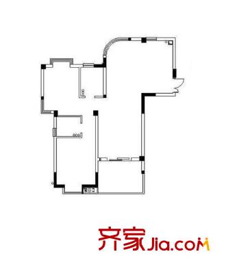 銀河印象普通住宅3室2廳2衛(wèi)1陽臺
