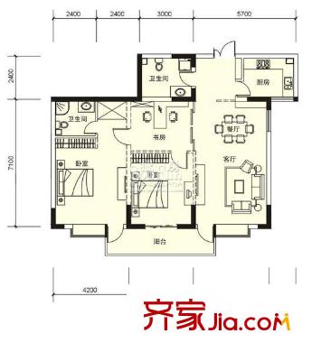 雨潤天閣 戶型圖5