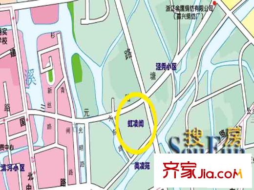 虹凌閣交通圖