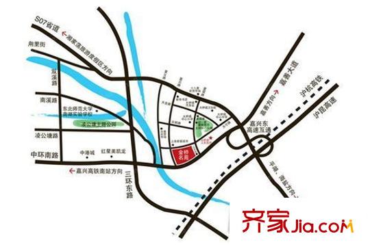 金橋?名苑交通圖500x500 (1)