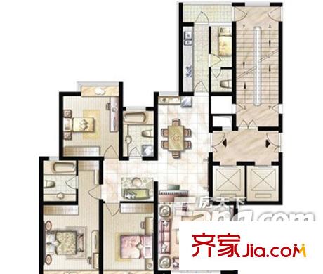 國際?中港城戶型圖戶型圖3室2廳2衛(wèi) 3室2廳2衛(wèi)1廚