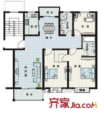 虹凌閣戶型圖戶型圖3室2廳2衛(wèi) 3室2廳2衛(wèi)1廚