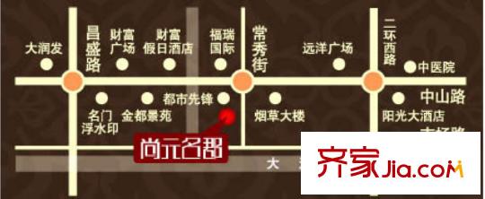 尚元名郡交通圖