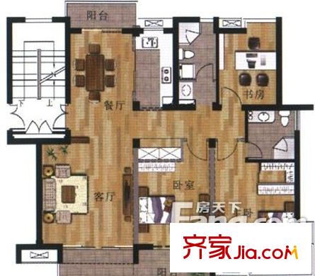 盛大開元戶型圖戶型圖3室2廳2衛(wèi) 3室2廳2衛(wèi)1廚
