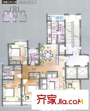 國際?中港城戶型圖戶型圖4室2廳2衛(wèi) 4室2廳2衛(wèi)1廚