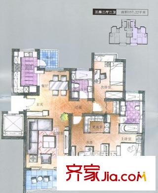 國際?中港城戶型圖戶型圖3室2廳2衛(wèi) 3室2廳2衛(wèi)1廚