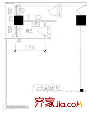 都市先鋒戶型圖戶型圖1室1廳1衛(wèi) 1室1廳1衛(wèi)1廚