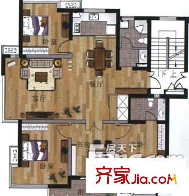 盛大開元戶型圖戶型圖4室2廳2衛(wèi) 4室2廳2衛(wèi)1廚