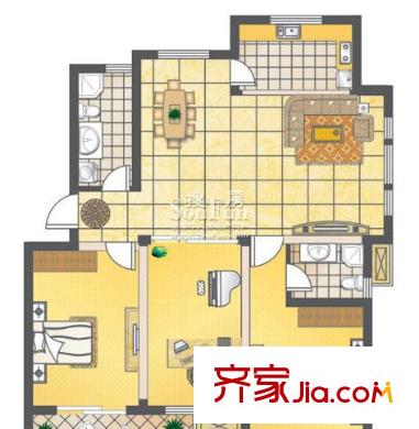 水榭花都 戶型圖5