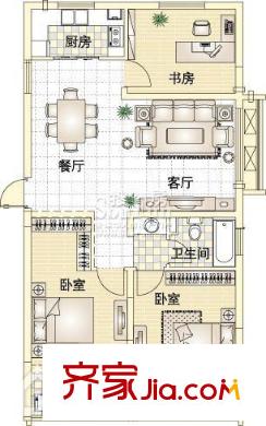 百盛花園 戶型圖A