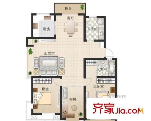 秀州?楓華園戶型圖戶型圖3室2廳2衛(wèi) 3室2廳2衛(wèi)1廚