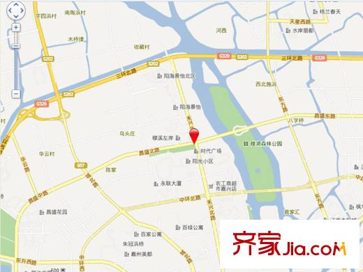 中楠?穆溪左岸 湖院交通圖