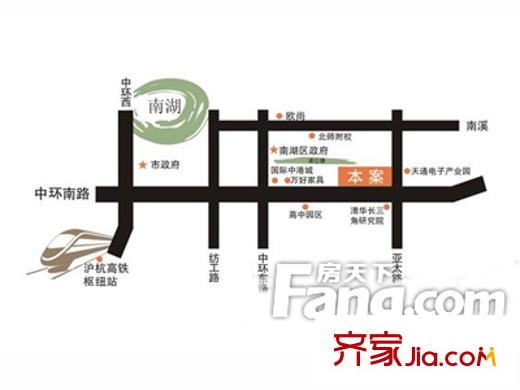 嘉富?好第坊交通圖