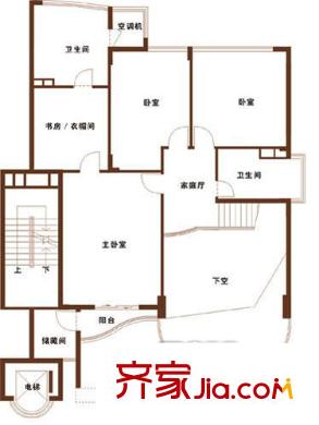 東菱?梅灣花園戶型圖戶型圖 4室2廳2衛(wèi)1廚