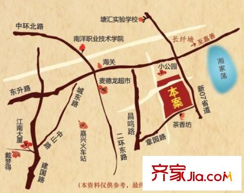 正益育龍灣交通圖
