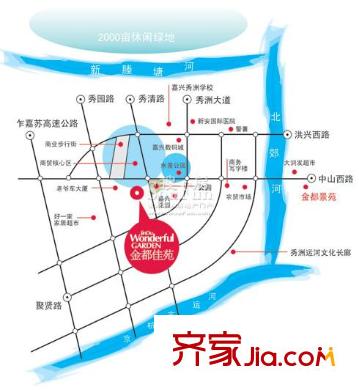 金都佳苑交通圖