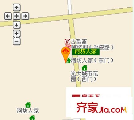 河坊人家交通圖