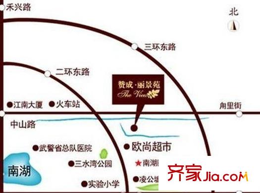 贊成?麗景苑交通圖QQ圖片20150406175505