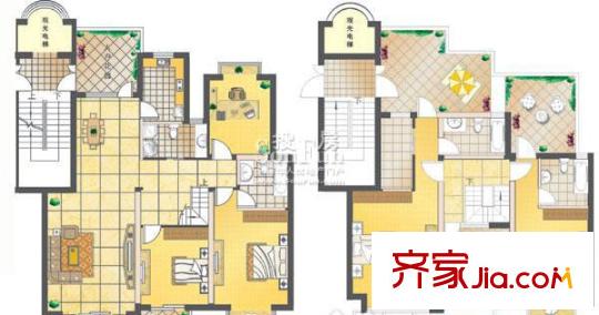 水榭花都戶型圖戶型圖 2室1廳1衛(wèi)1廚