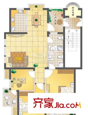 水榭花都戶型圖戶型圖 2室1廳1衛(wèi)1廚
