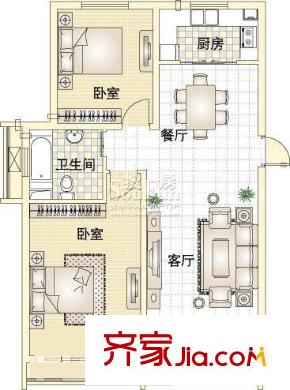 嘉兴百盛花园户型图-齐家网小区库