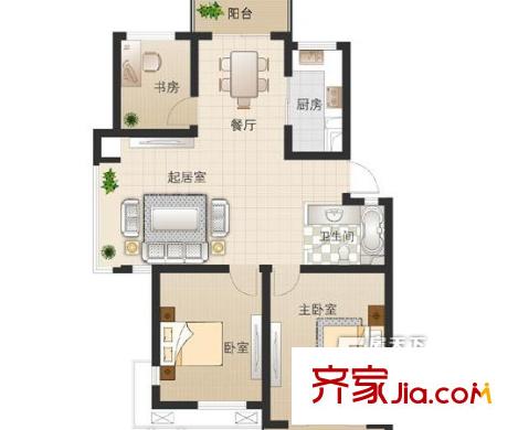 秀州?楓華園戶型圖戶型圖3室2廳1衛(wèi) 3室2廳1衛(wèi)1廚