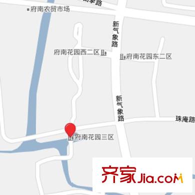 府南花園交通圖