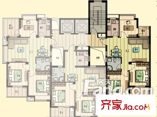 金都九月洋房朗軒戶(hù)型圖戶(hù)型圖3室2廳1衛(wèi) 3室2廳1衛(wèi)1廚