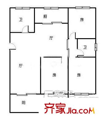 陽海景怡戶型圖戶型圖3室2廳2衛(wèi) 3室2廳2衛(wèi)1廚