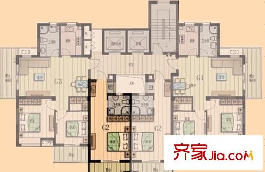 金都九月洋房朗軒戶(hù)型圖戶(hù)型圖1室0廳1衛(wèi) 1室1衛(wèi)1廚