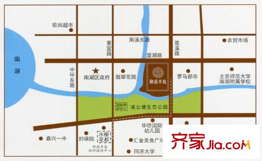 御溪半島交通圖