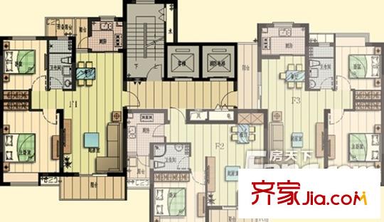 金都九月洋房朗軒戶型圖戶型圖2室2廳1衛(wèi) 2室2廳1衛(wèi)1廚