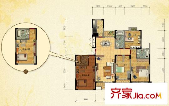 恒創(chuàng)金色恬園小高層5號(hào)樓奇數(shù)層B戶型 3室2廳2衛(wèi)