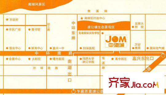國際中港城交通圖