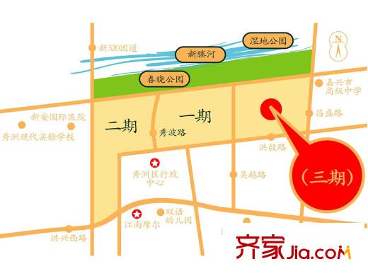 春曉源燕園區(qū)位圖