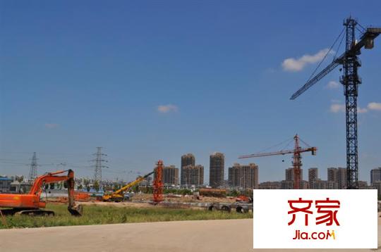 恒鑫文錦苑施工現(xiàn)場（2010-10-11）