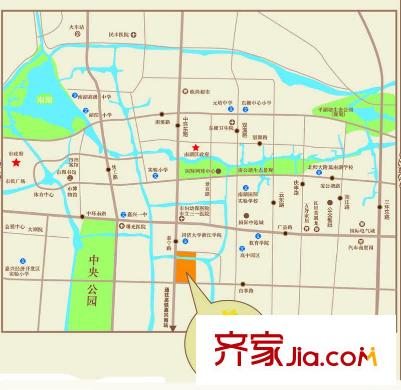 恒鑫文錦苑交通圖