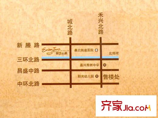 依云小鎮(zhèn)交通圖