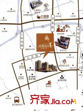 玫瑰恬園區(qū)位圖
