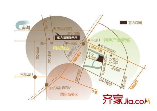 東方潤園交通圖