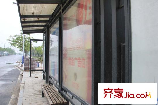 贊成新都名邸在建公交車站