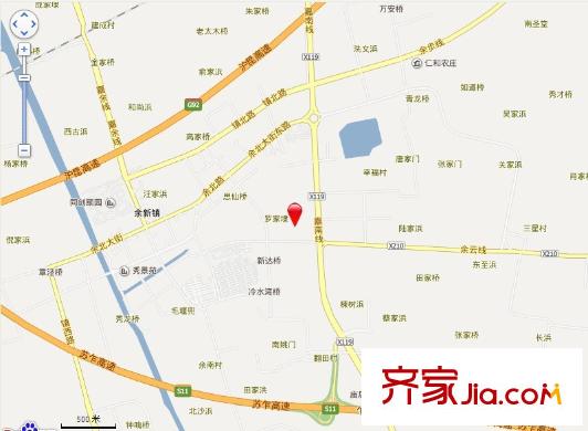 信達(dá)南郡交通圖
