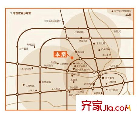 信遠(yuǎn)朗庭交通圖