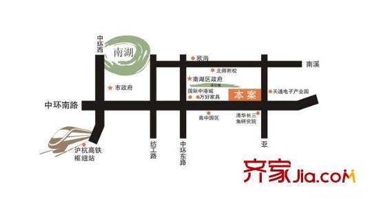 嘉富好第坊交通圖