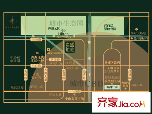 嘉盛龍庭區(qū)位圖