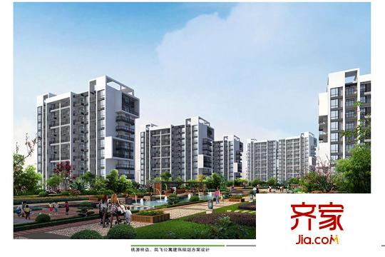 桃源林語(yǔ)外景圖