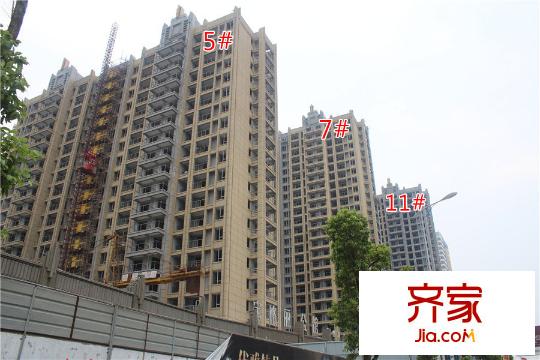 寶格麗公館5#、7#、11#工程進(jìn)度圖（2015.8.13）