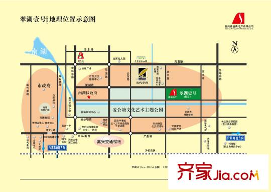 翠湖壹號(hào)交通圖