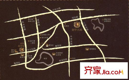 御華名都交通圖